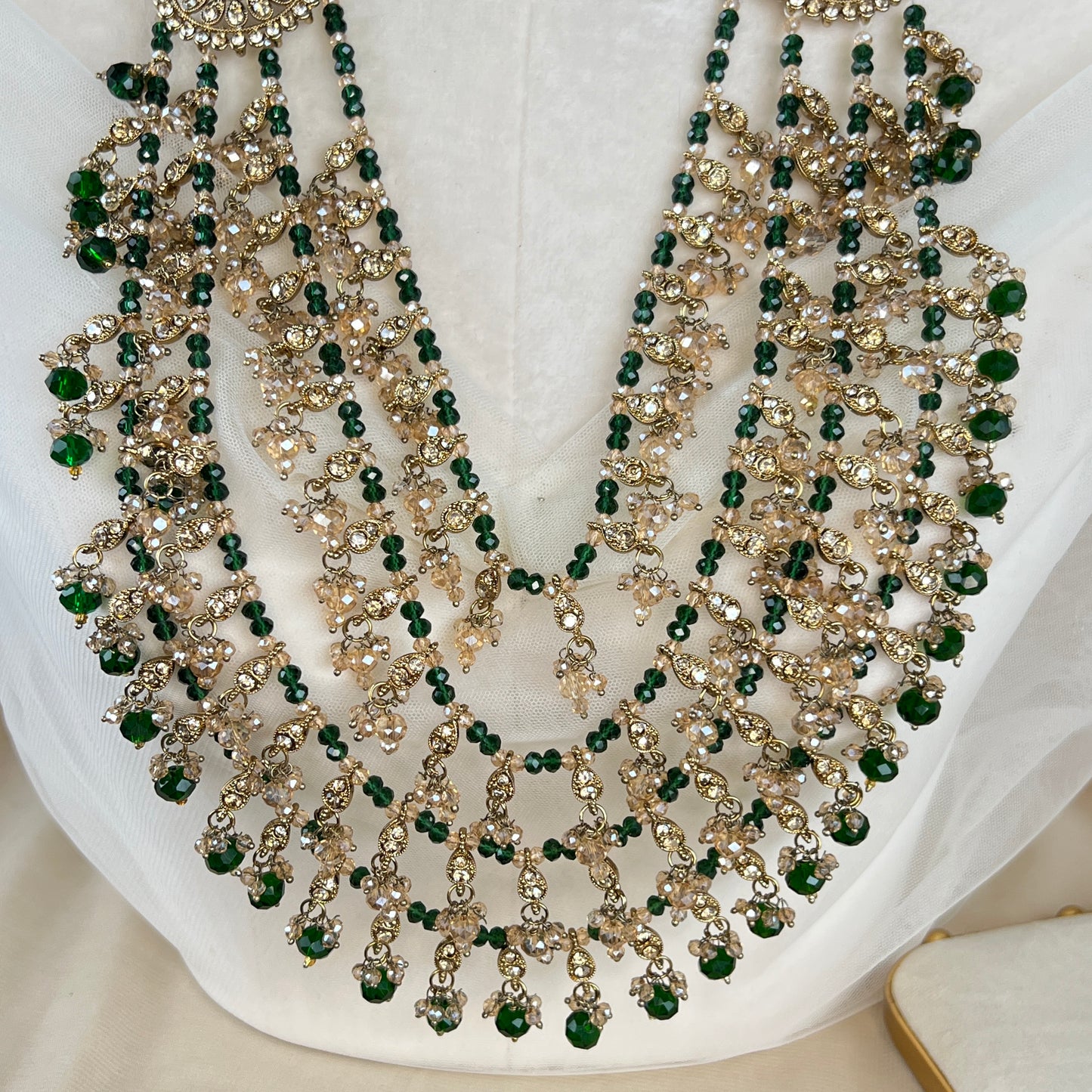 Long Layered Mala Full Bridal Set