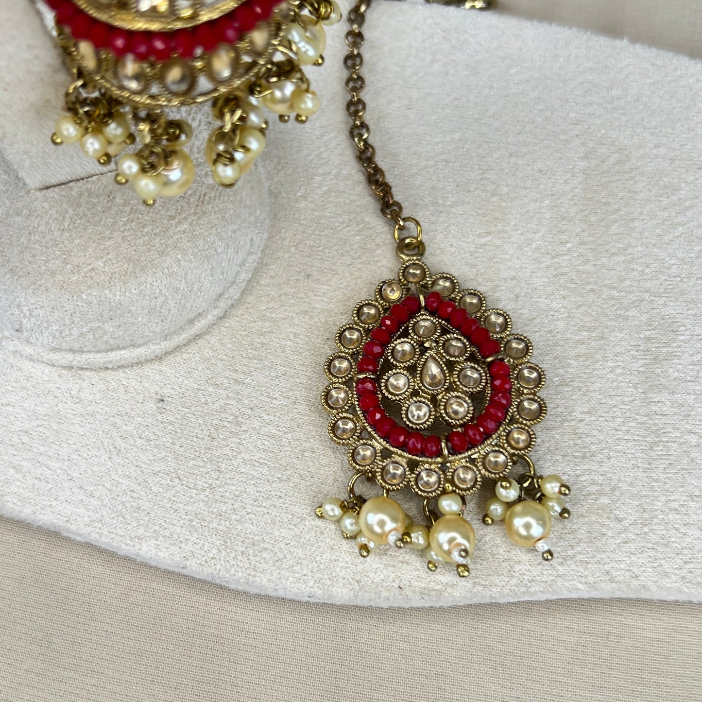 Jhumka Earring and Tikka Set