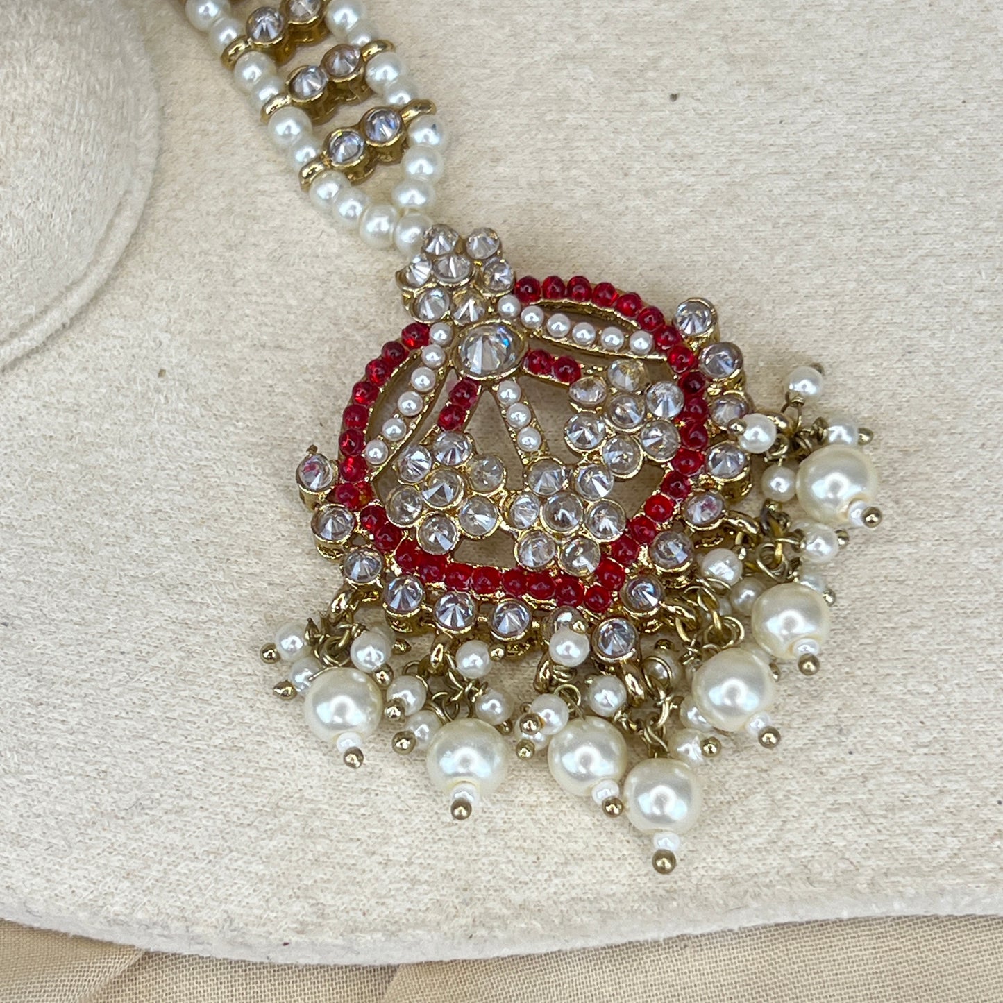 Nauratan Earring & Tikka Set