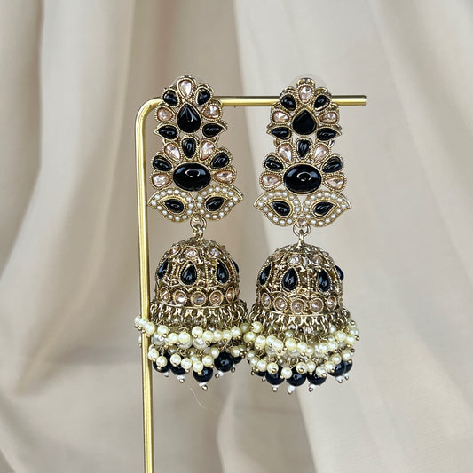 Large Polki Jhumkas