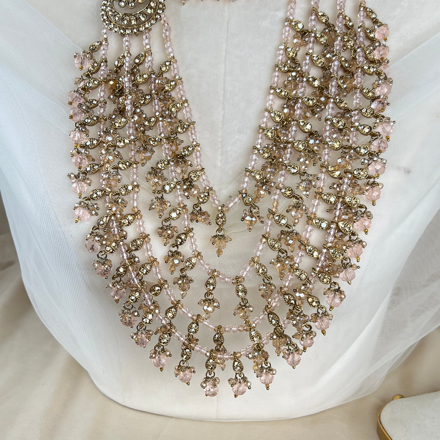 Long Layered Mala Full Bridal Set