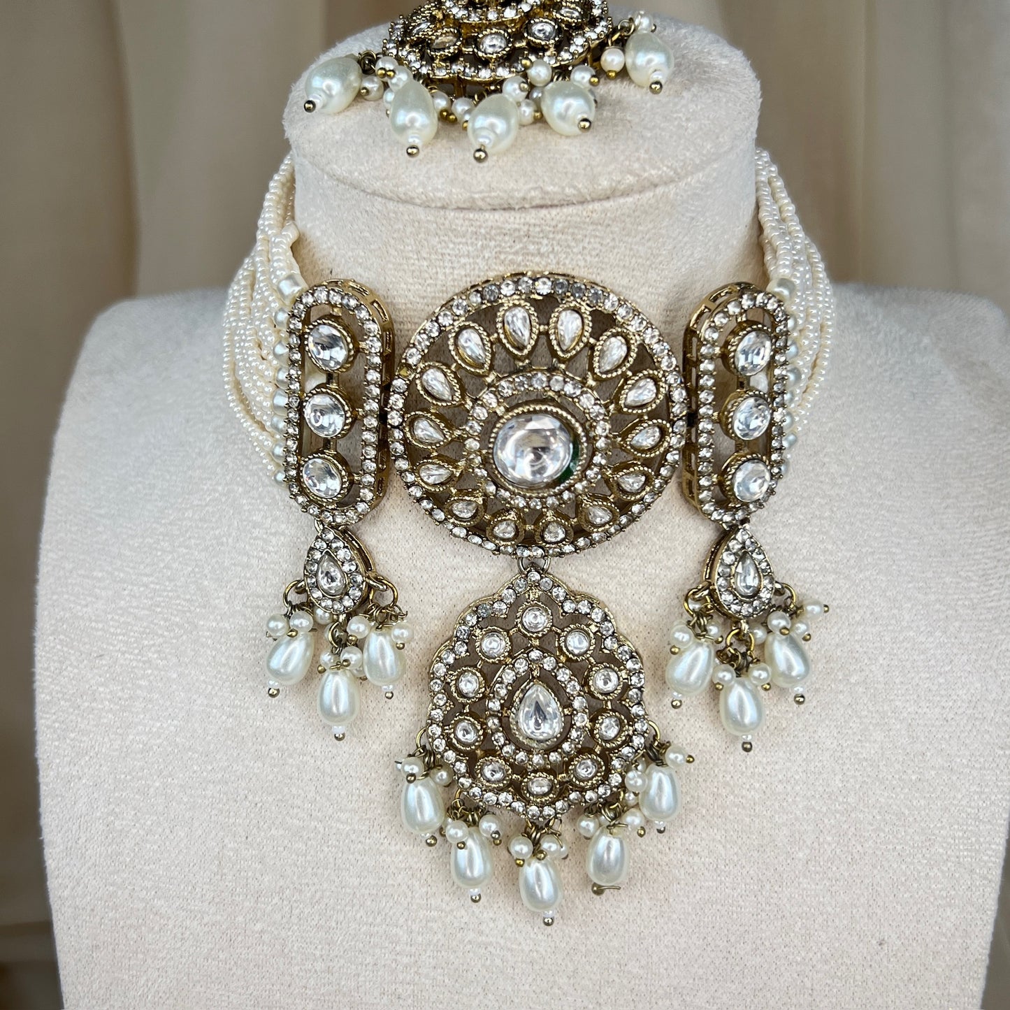 Pearl Choker Set
