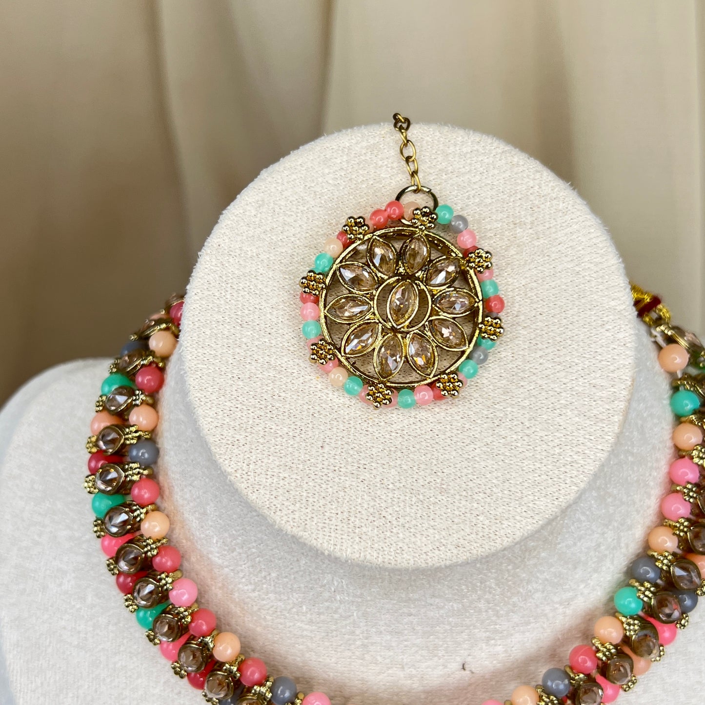 Dainty Necklace Set with Studs