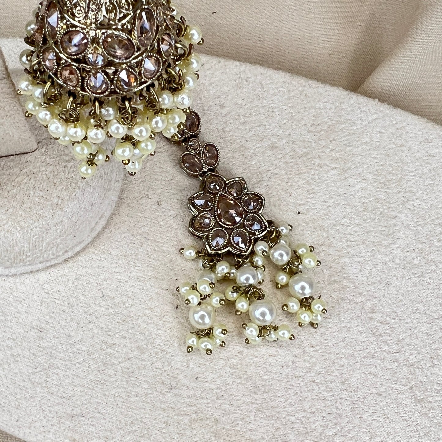 Dainty Jhumka Earring & Tikka Set