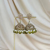 Gold Jhumka Earrings