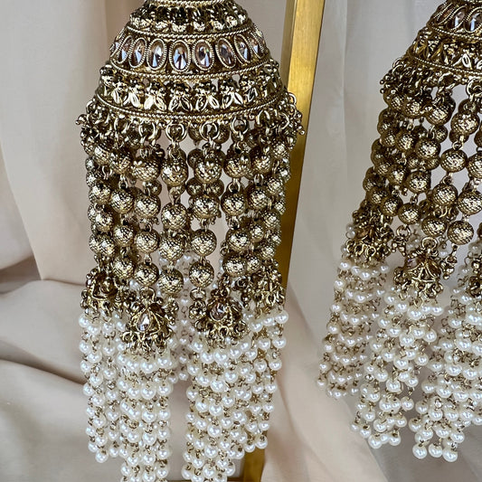 Pearl Gold Bridal Kaleera | Kalira