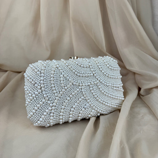 Pearl Rectangle Clutch