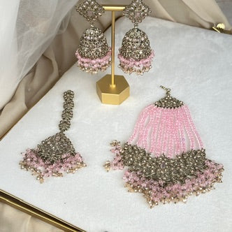 Pakistani Style Semi Bridal Set w/Jhoomar