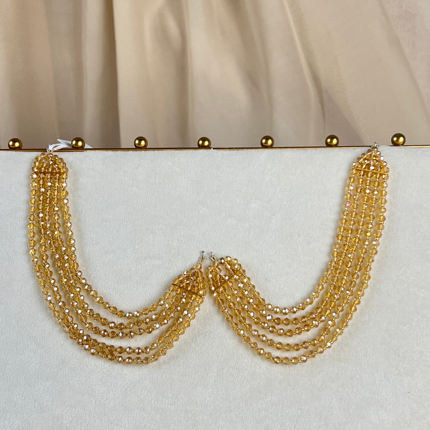 Gold Layered Attachable Ear Chains | Sahare | Earring Support