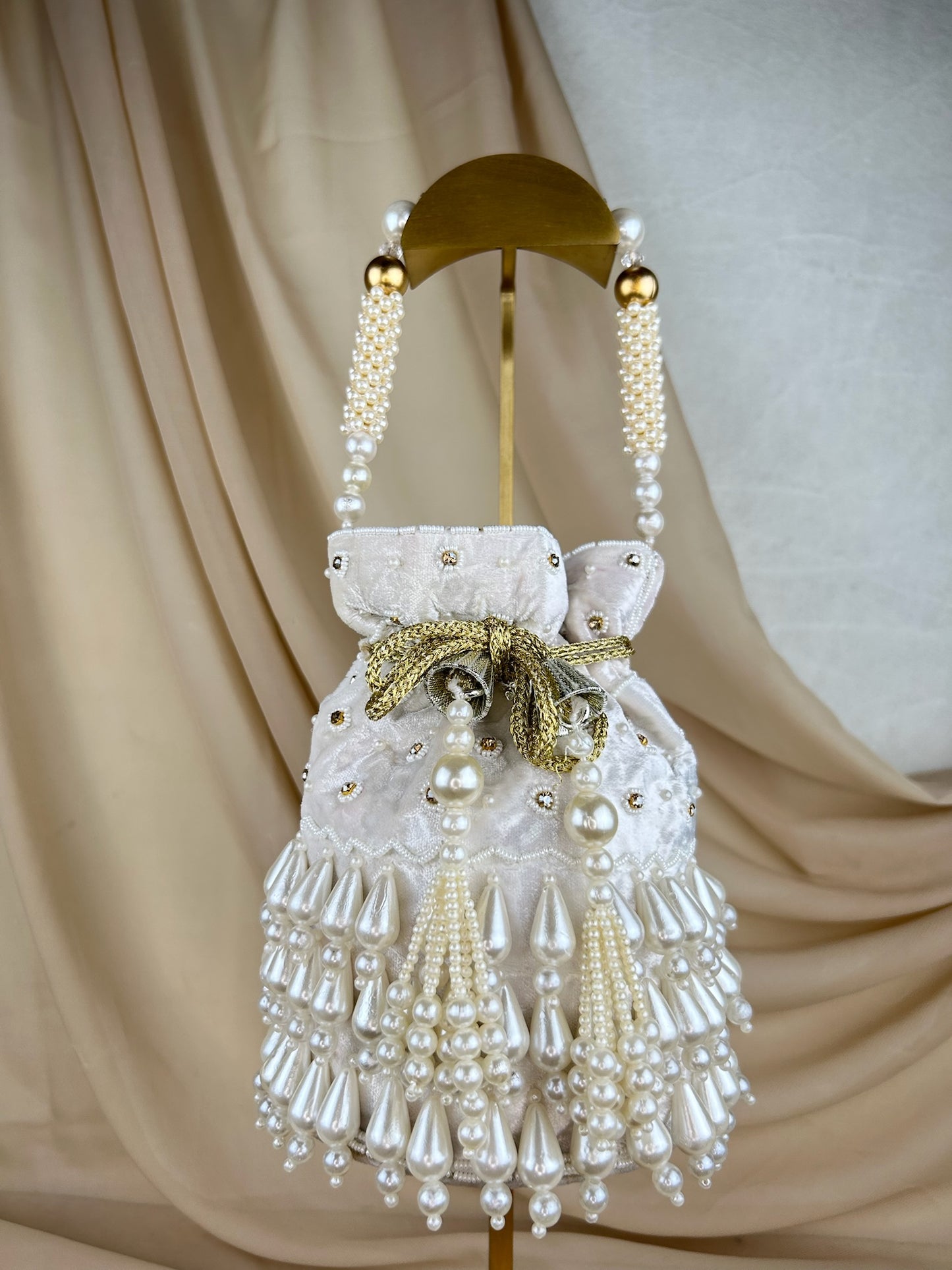 Pearl Beaded Potli  | Purse | Bag