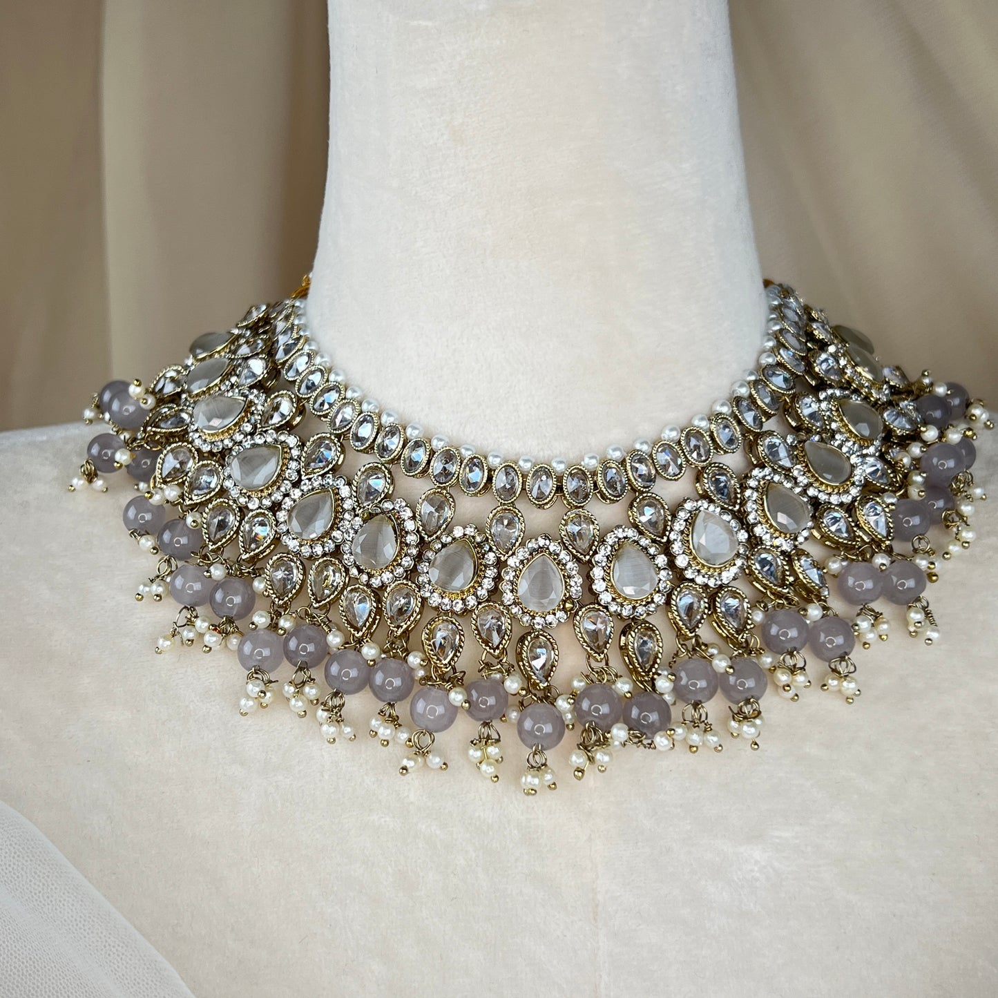 Polki Semi Bridal Choker Set