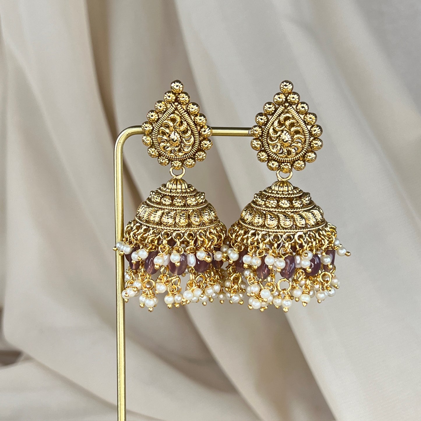 Traditional Gold Jhumka
