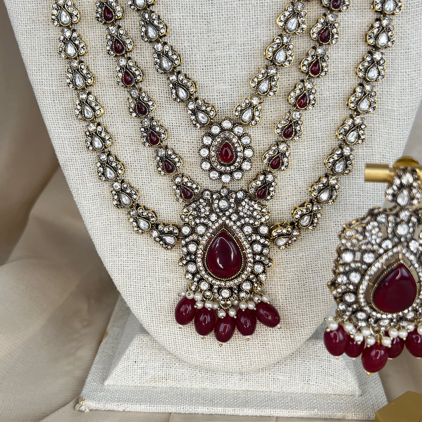 Kundan Long | Haar | Necklace Set
