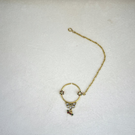 Gold Bridal Clip on Nose Ring | Naath