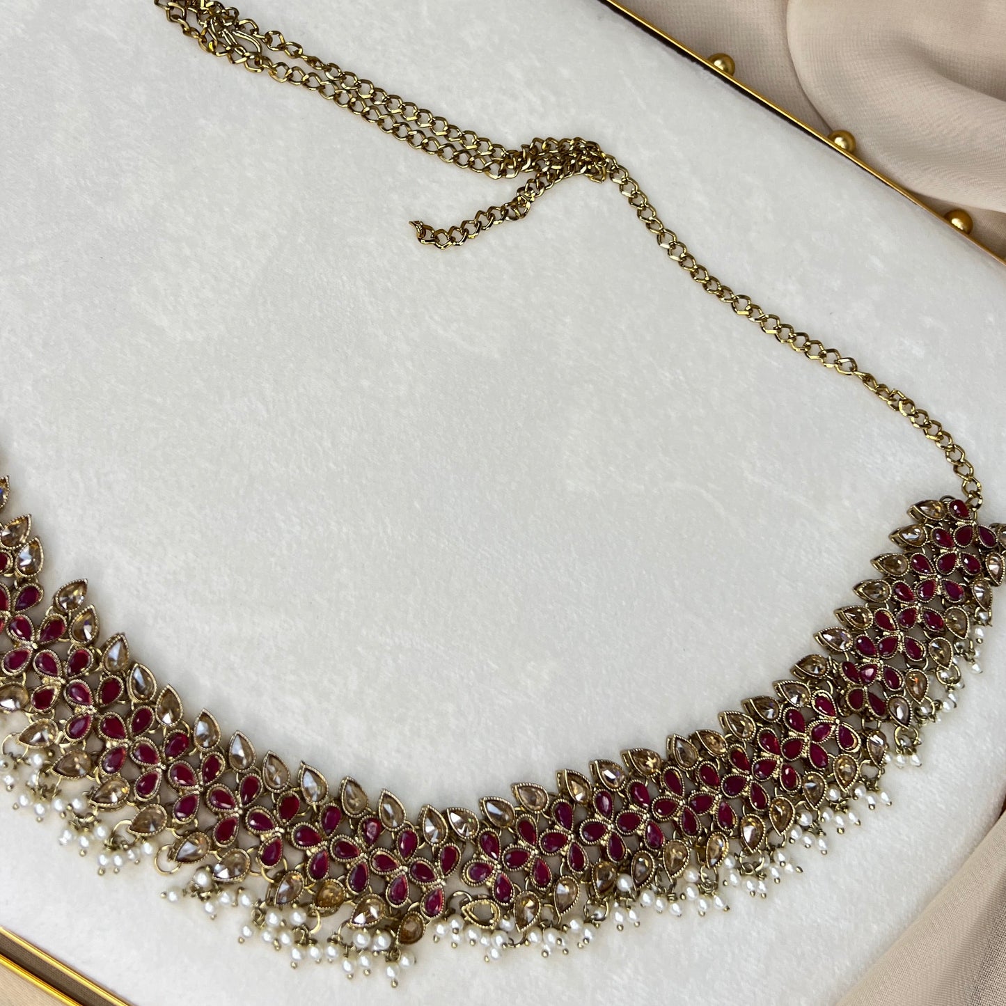 Bridal Polki Stone Hip Chain | Waist Chain | Kamarbandh | Kamar Patta