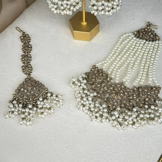 Pakistani Style Semi Bridal Set w/Jhoomar