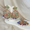 Nauratan Oversized Earring & Tikka Set