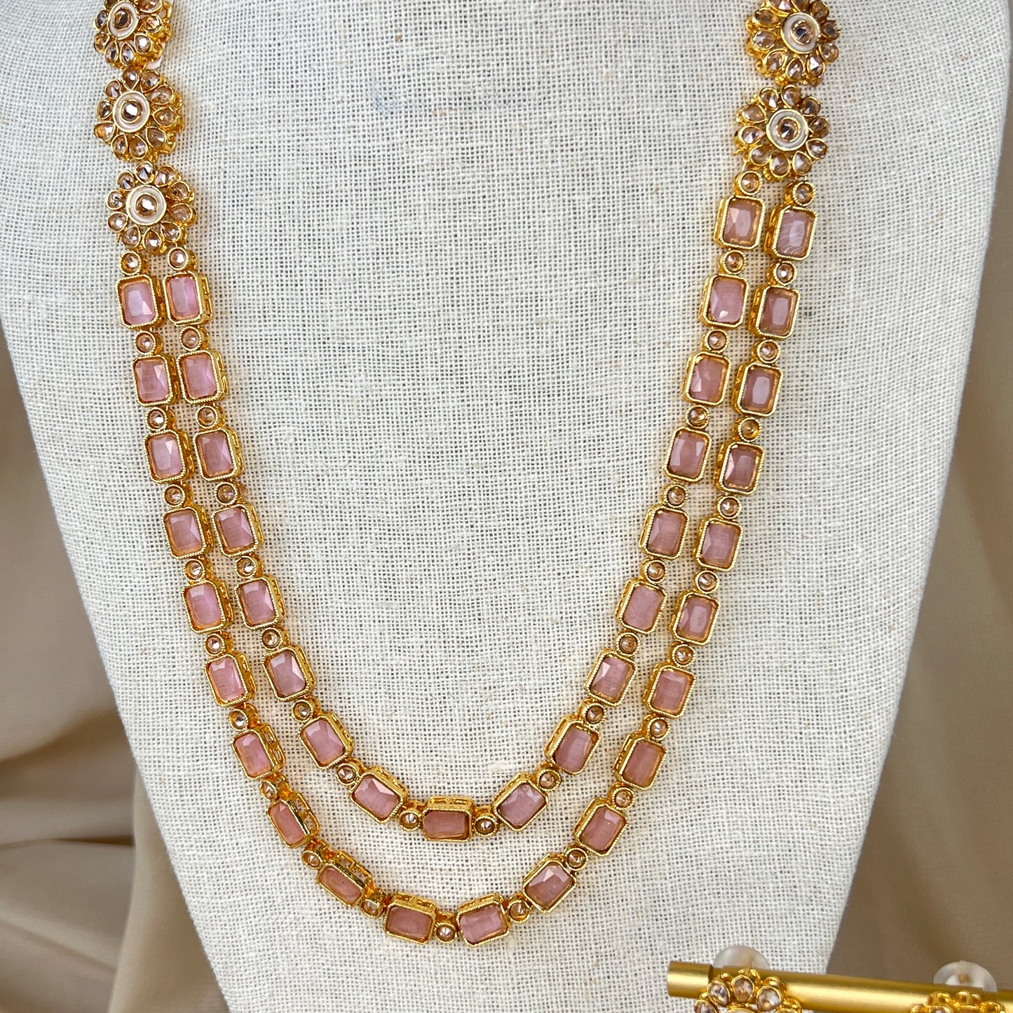 Long Mala | Haar | Necklace Set w/ Studs