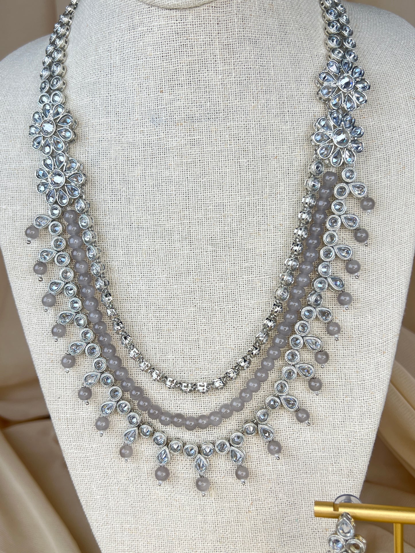 Polki Layer Mala | Haar | Necklace Set