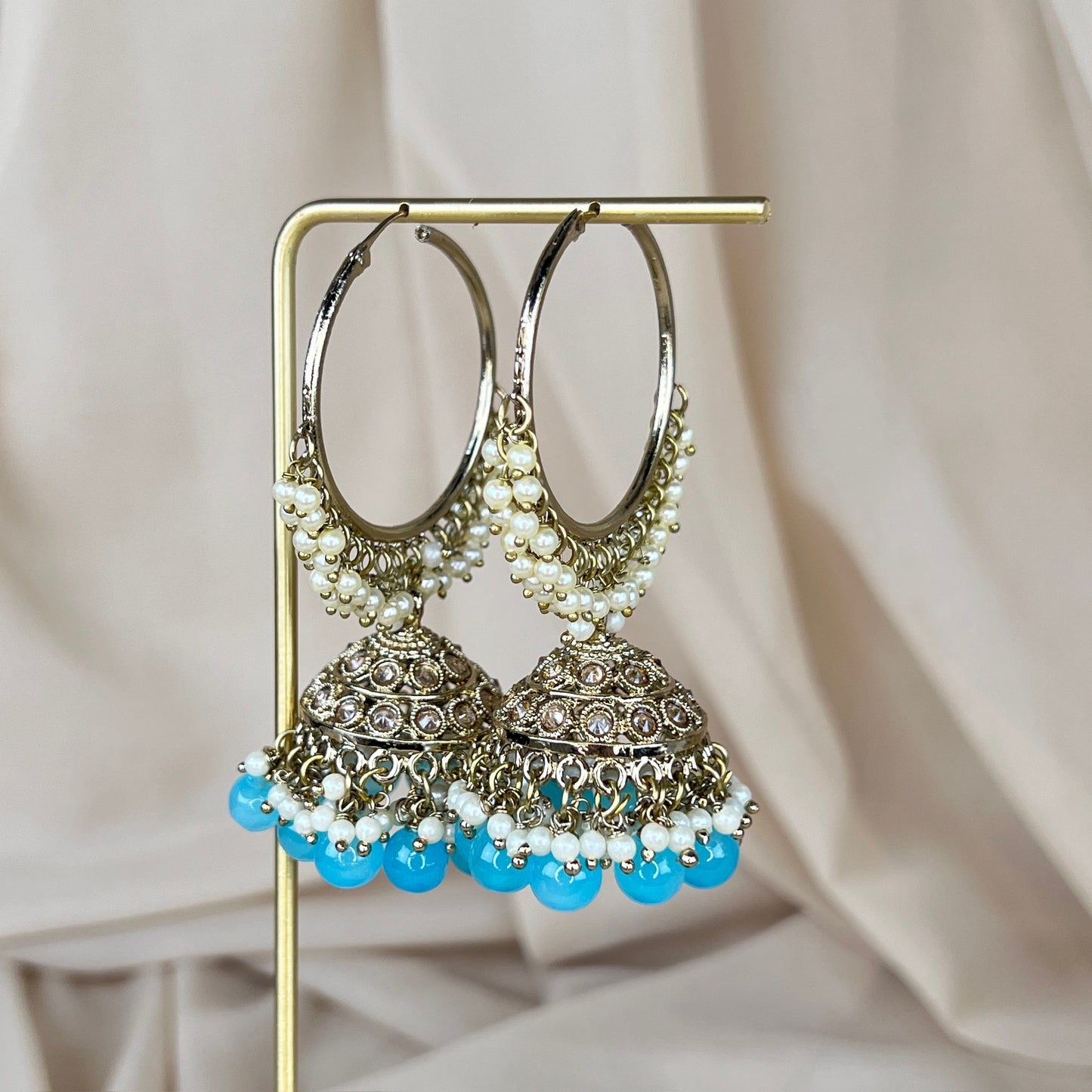 Large Bali Jhumka Hoops