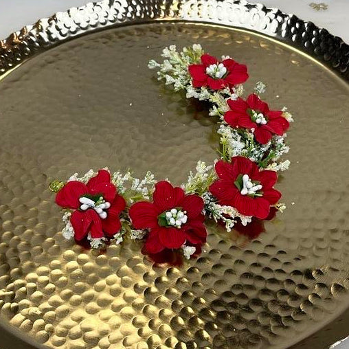 Floral | Faux Flowers | Hair Bun Accessory