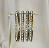 Polki Pearl Bangles