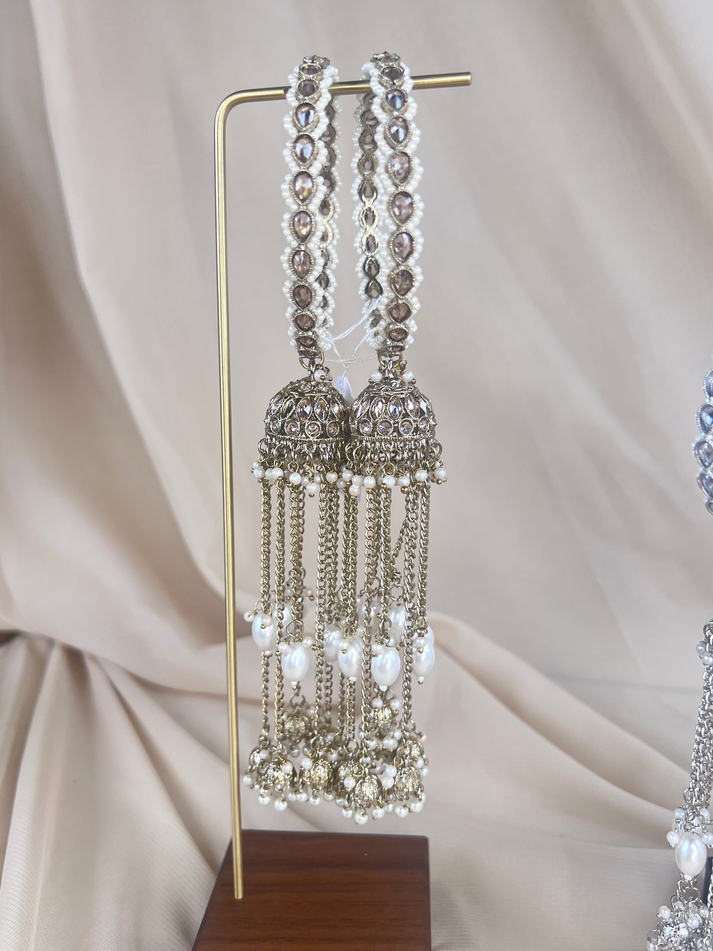 Polki Jhumka | Kaleera Pearl Bangle