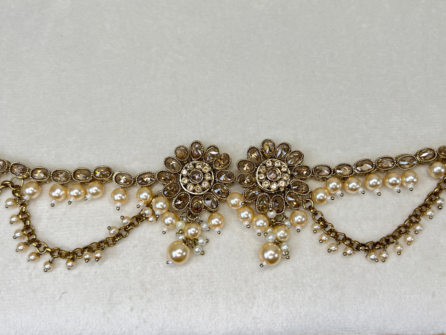 Flower Pearl Hip Chain | Waist Chain | Kamarbandh | Kamar Patta