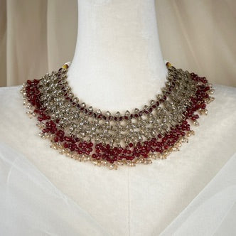 Pakistani Style Semi Bridal Set w/Jhoomar