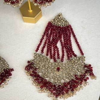 Pakistani Style Semi Bridal Set w/Jhoomar