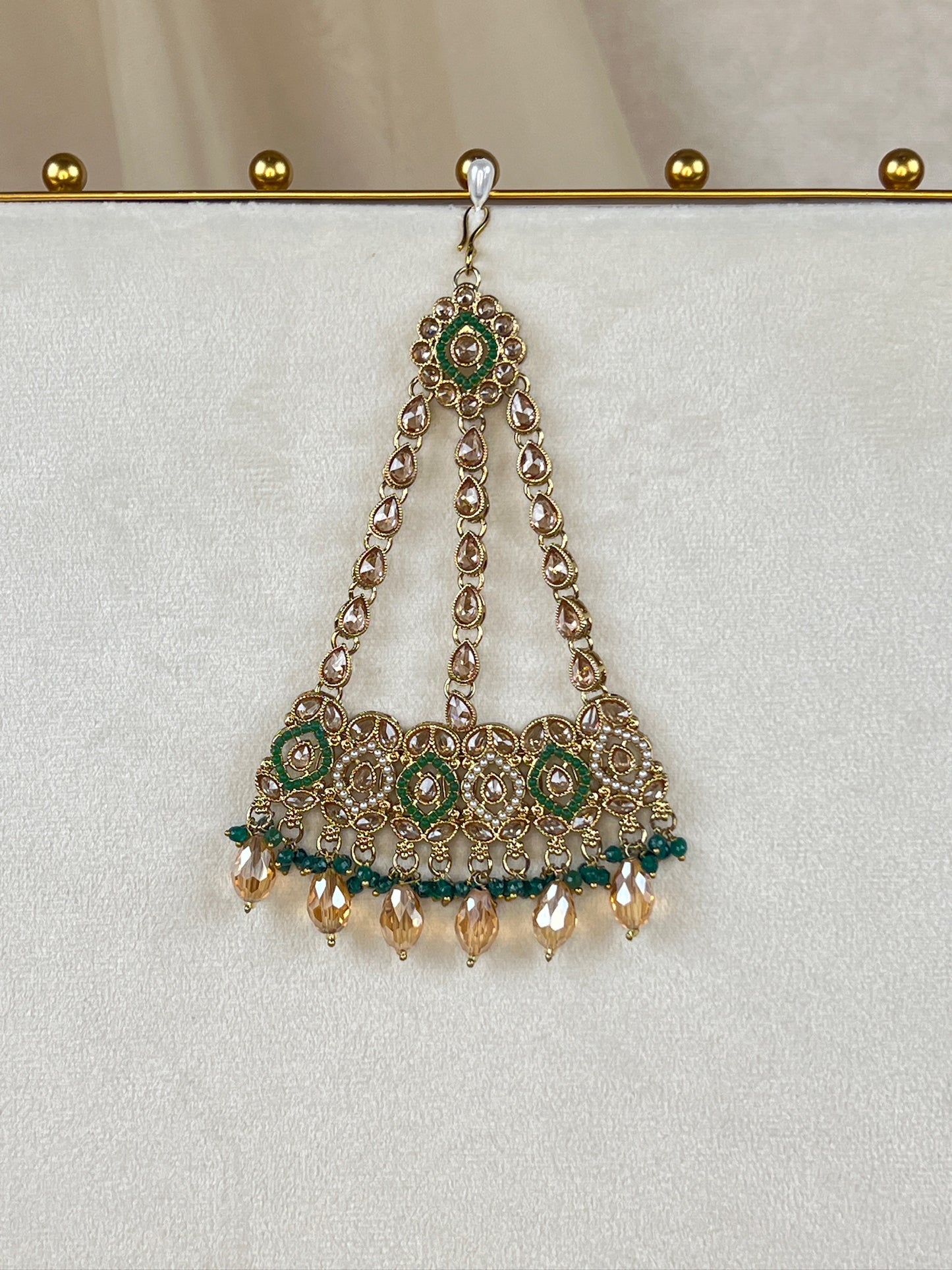 Polki Gold Jhoomar