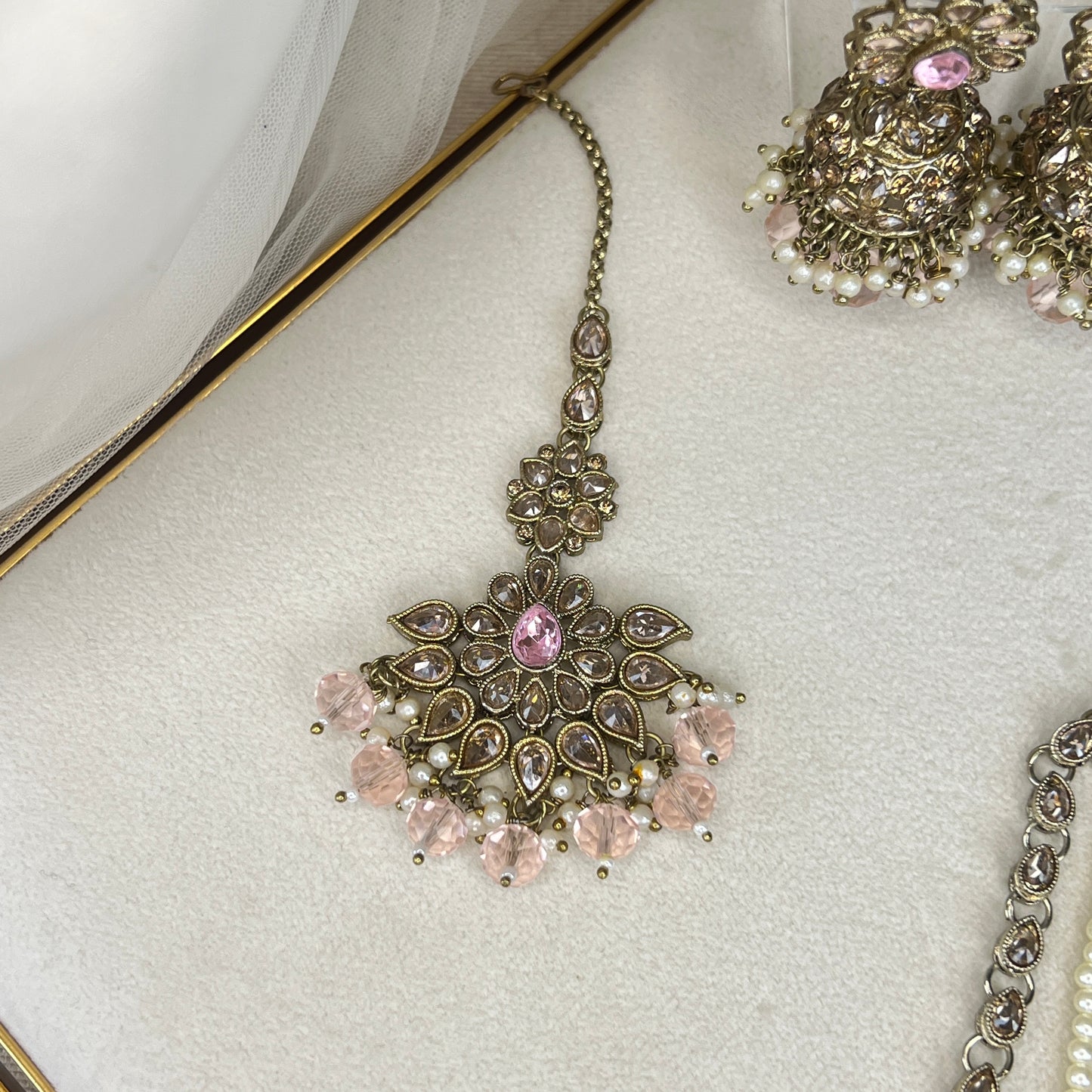 Double Choker Semi Bridal Set