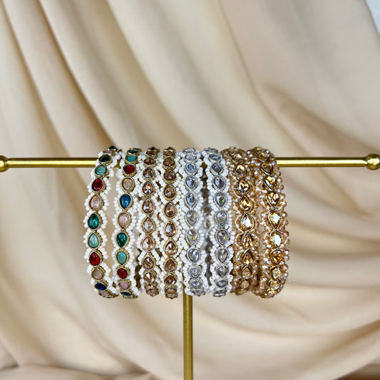 Pearl Bangle Pair