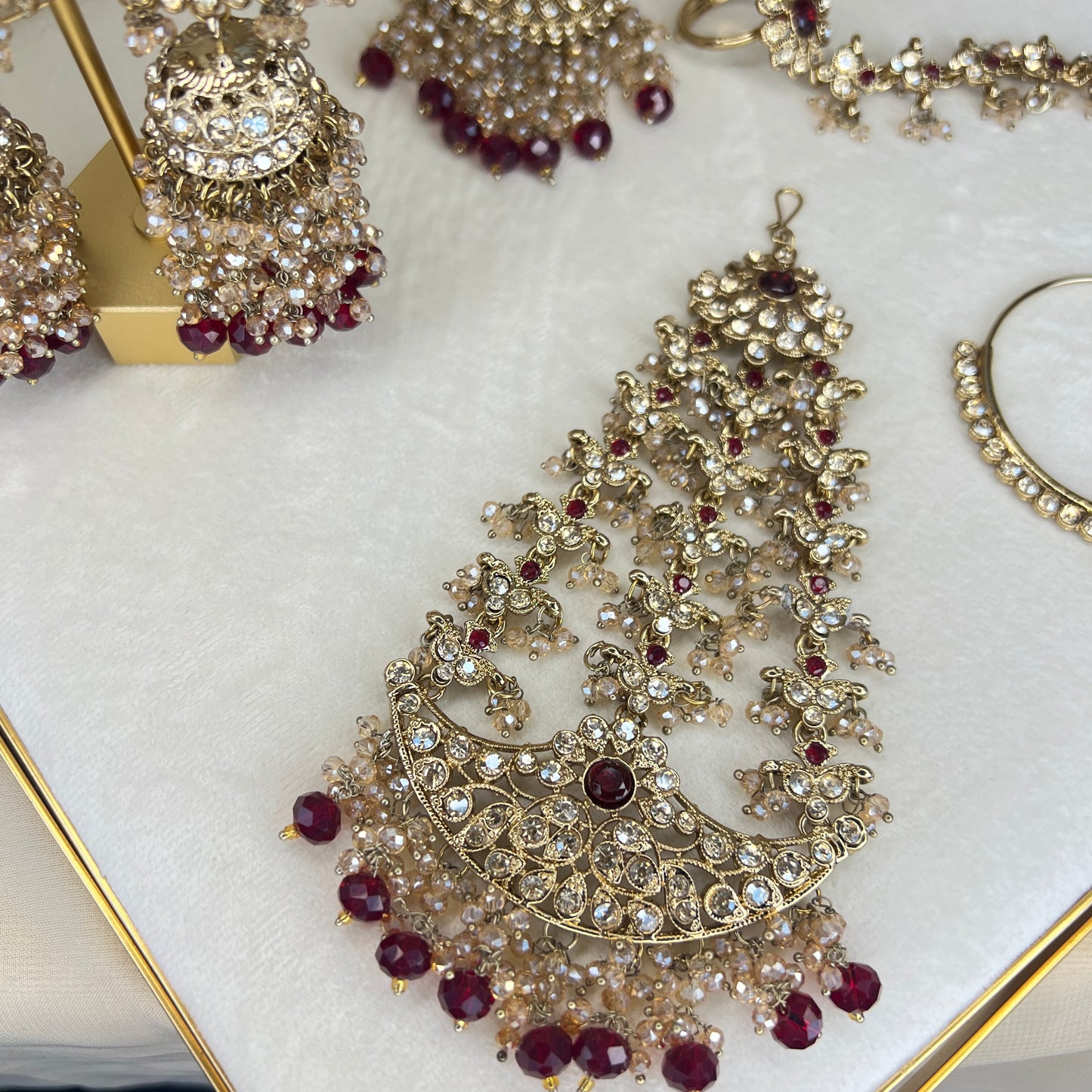 Long Layered Mala Full Bridal Set