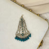 Polki Side Tikka Headpiece | Jhoomar | Japta | Passa