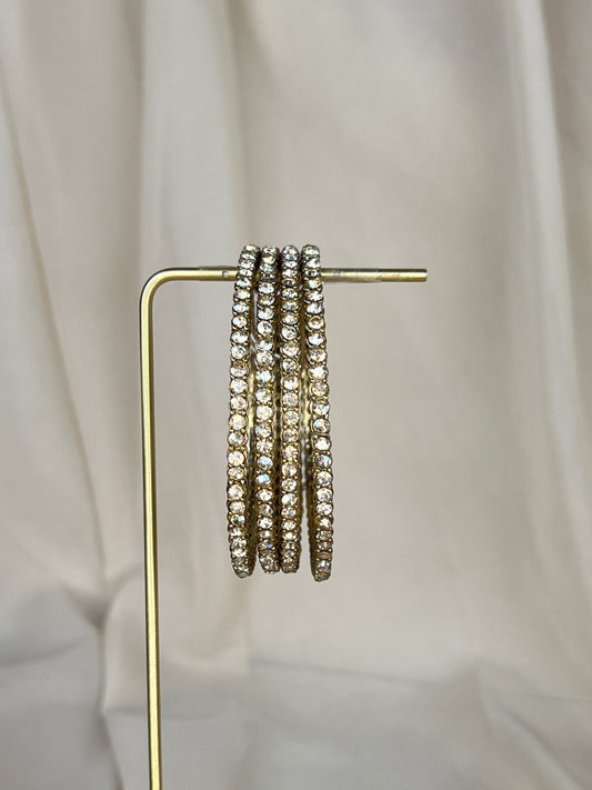 Polki Bangles 4 Piece Set