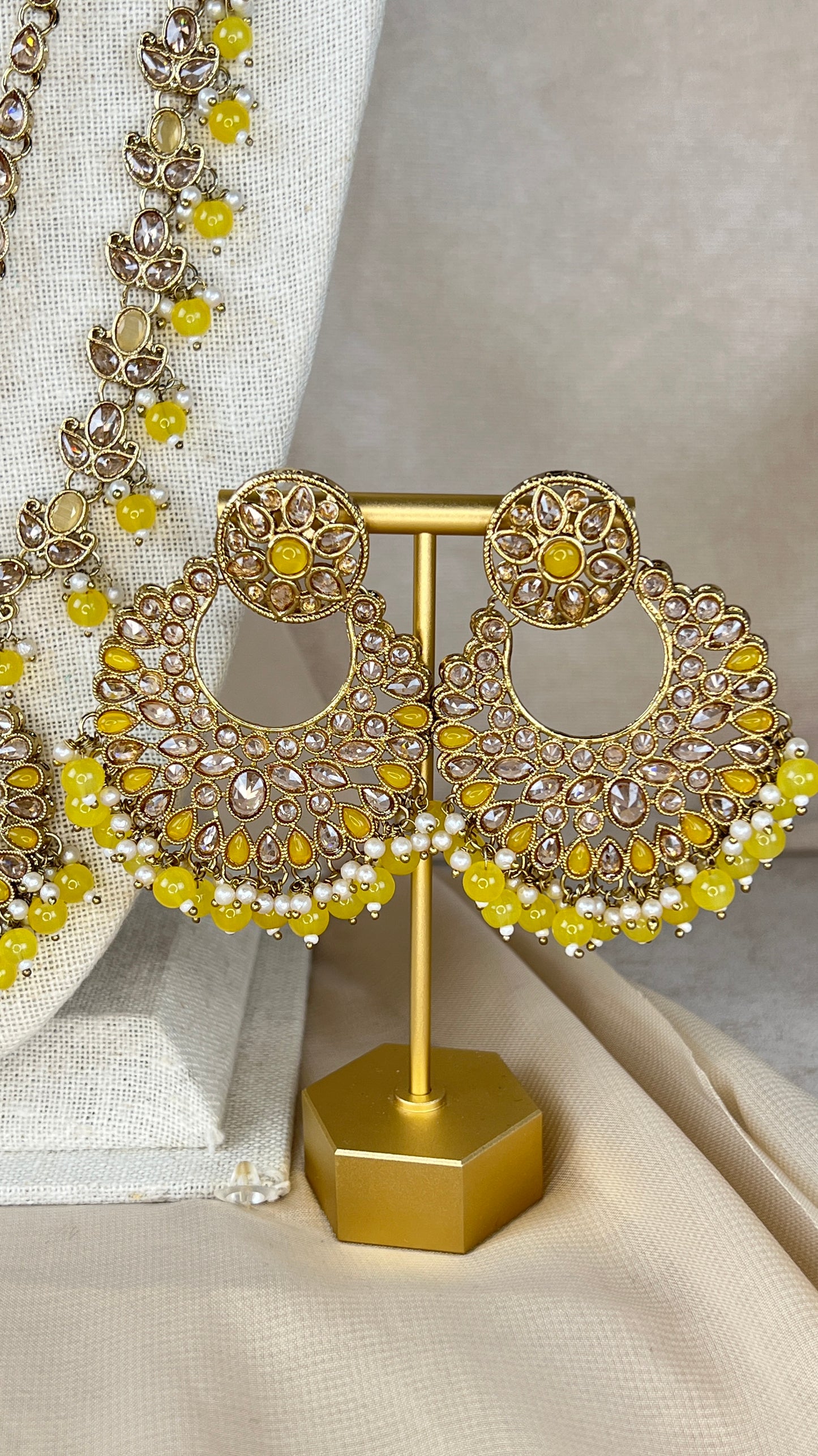 Polki Rani Haar | Mala | Long Necklace Set