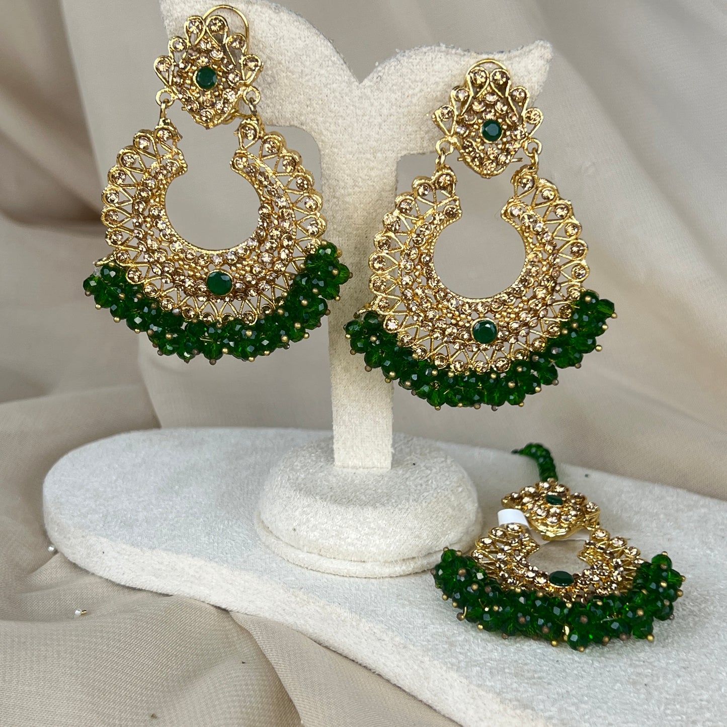 Pakisatani Style Earring and Tikka Set