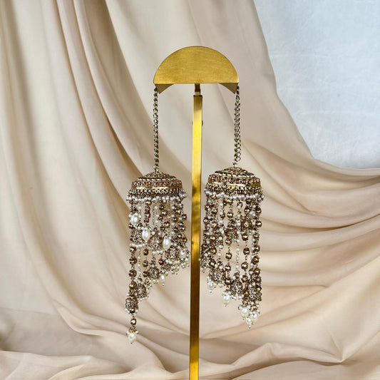 Pearl Gold Bridal Kaleera | Kalira