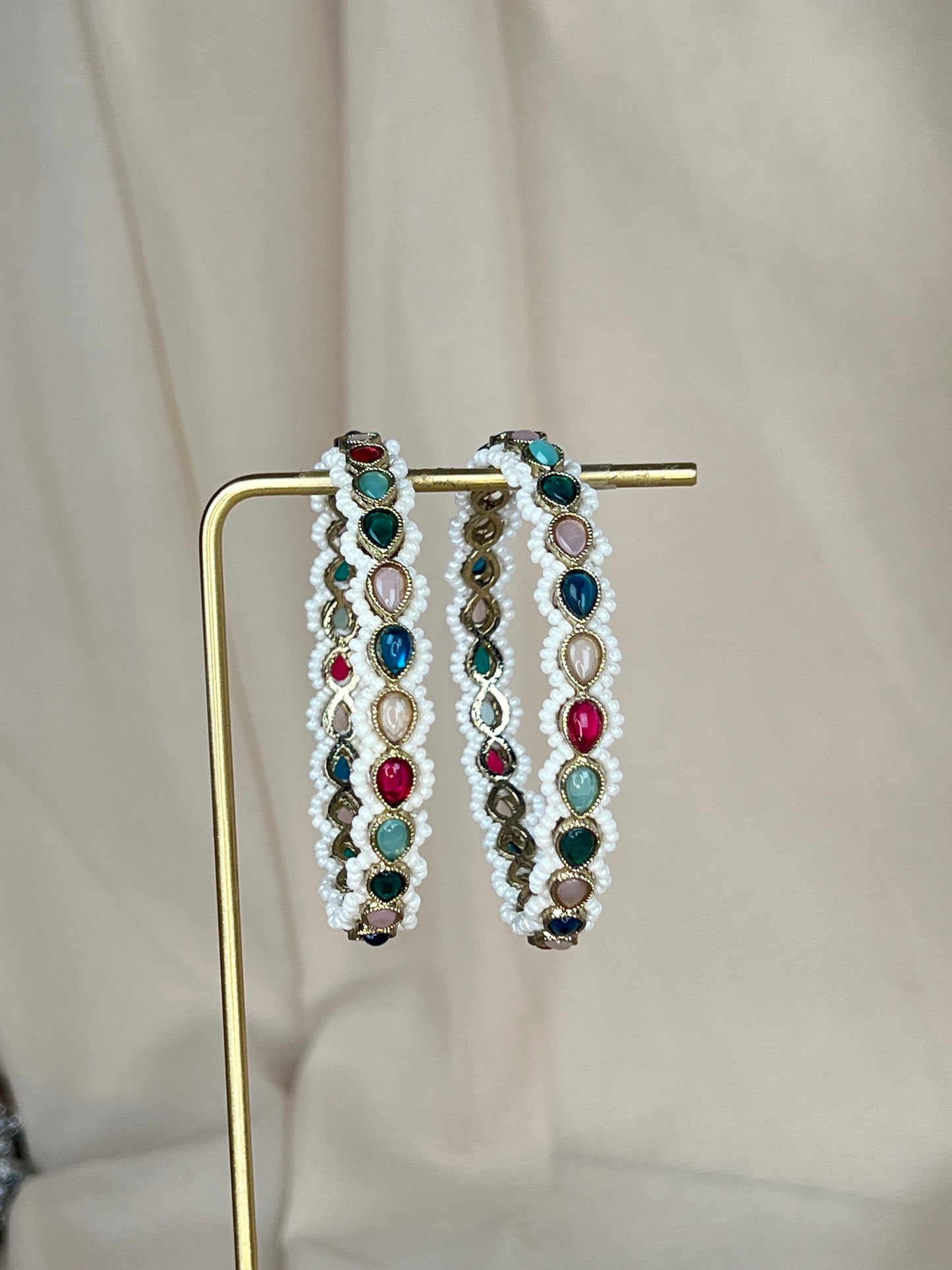Pearl Bangle Pair
