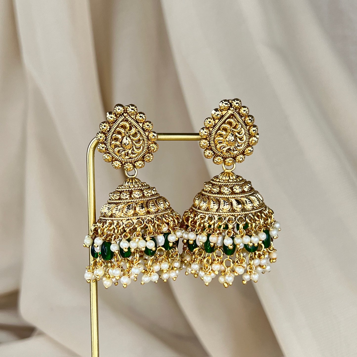 Traditional Gold Jhumka