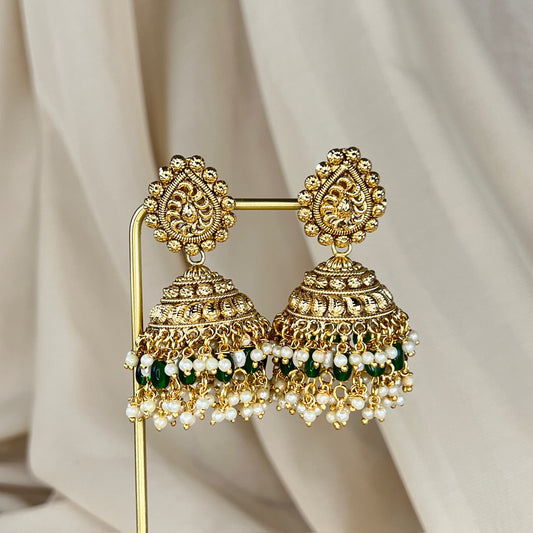 Traditional Gold Jhumka