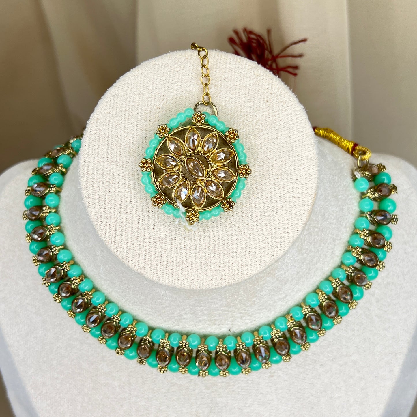 Dainty Necklace Set with Studs