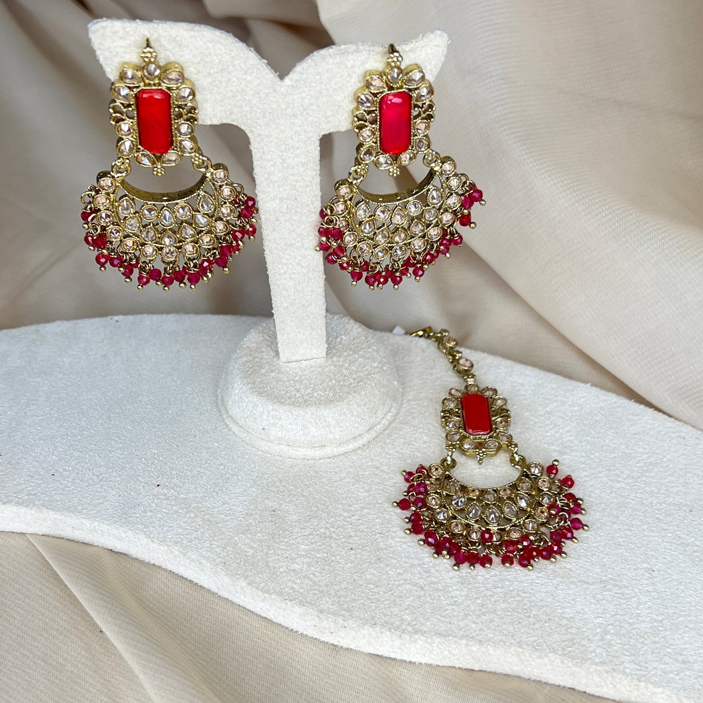 Earring and Tikka Set