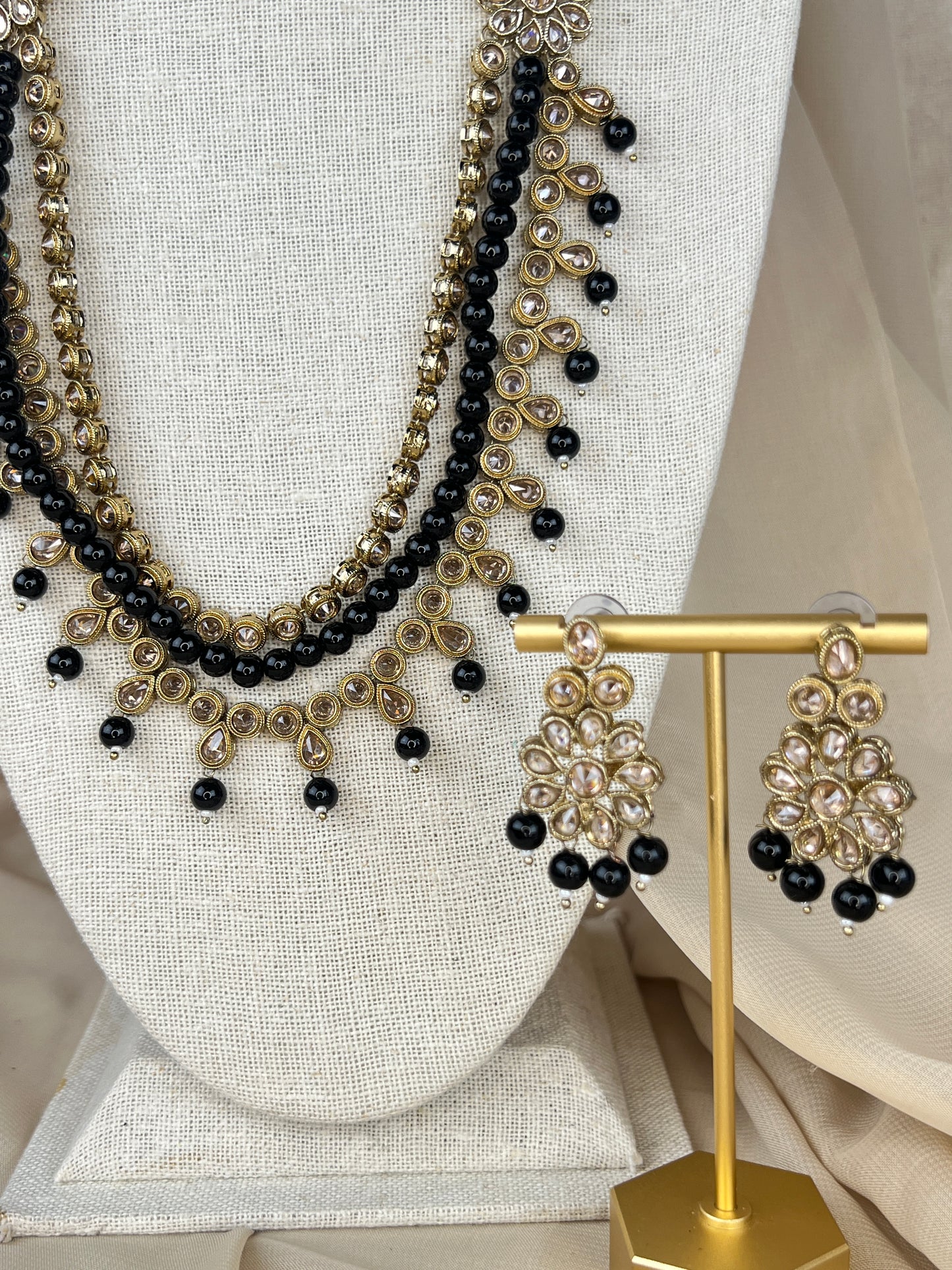 Polki Layer Mala | Haar | Necklace Set