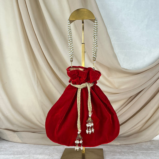 Velvet Potli Bag