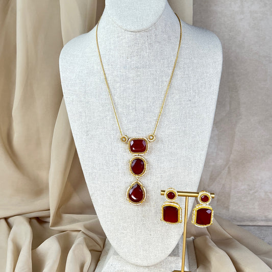 Large Kundan Gold Chain Necklace | Haar | Mala Set