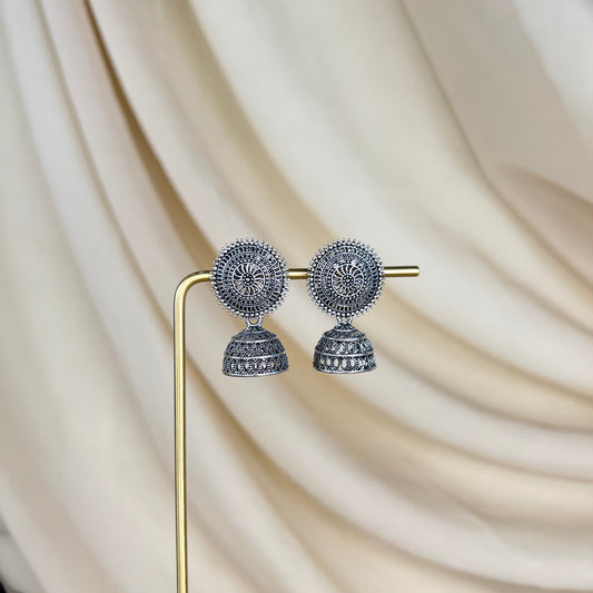 Small Oxidized Jhumka