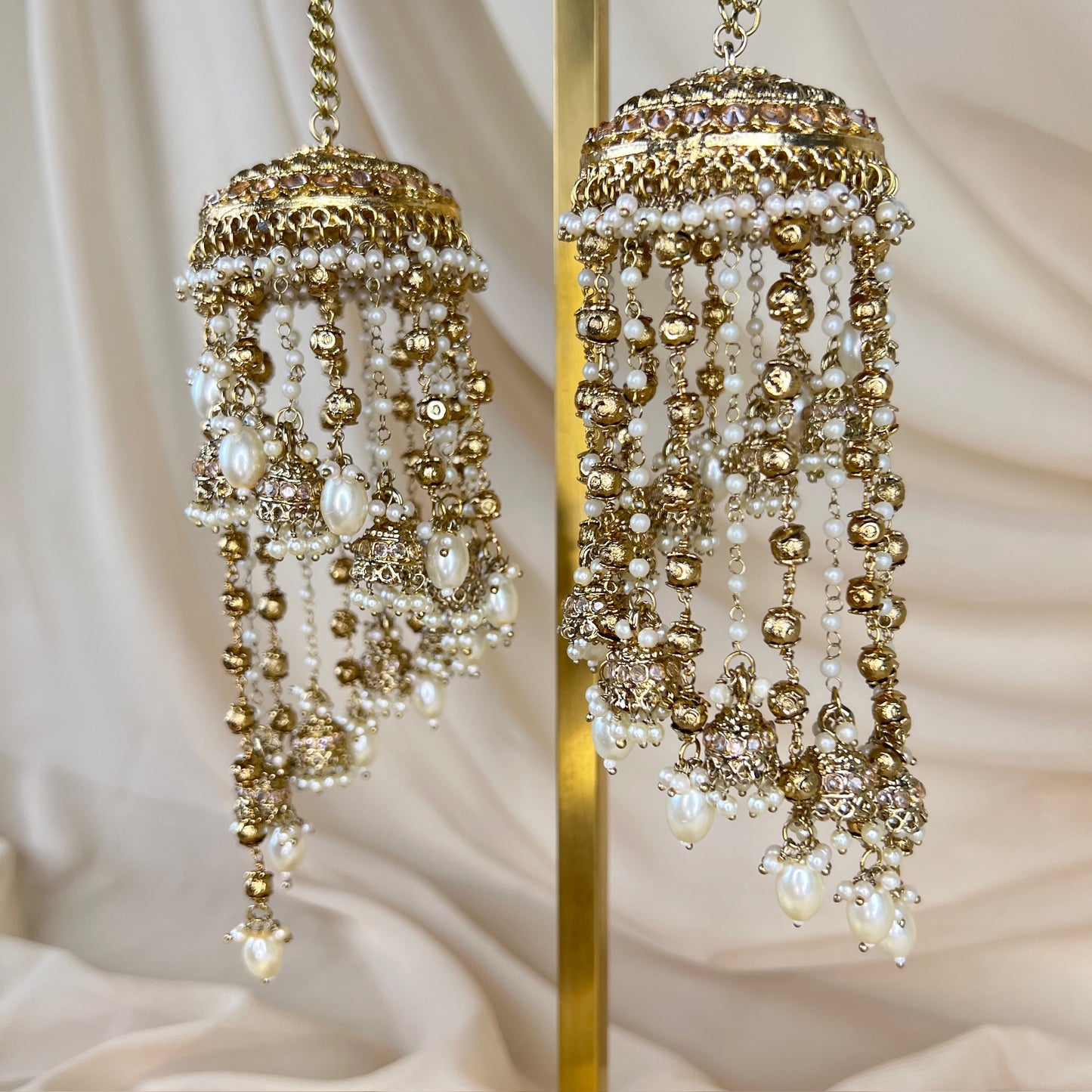 Pearl Gold Bridal Kaleera | Kalira