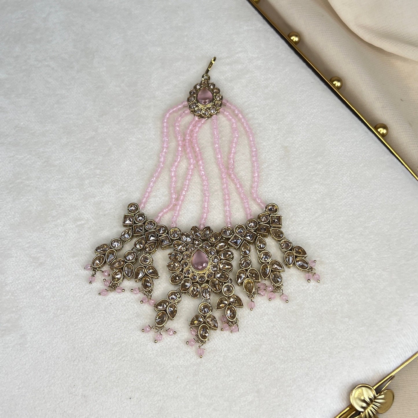 Oversized Polki Jhoomar | Jhapta | Side Tikka